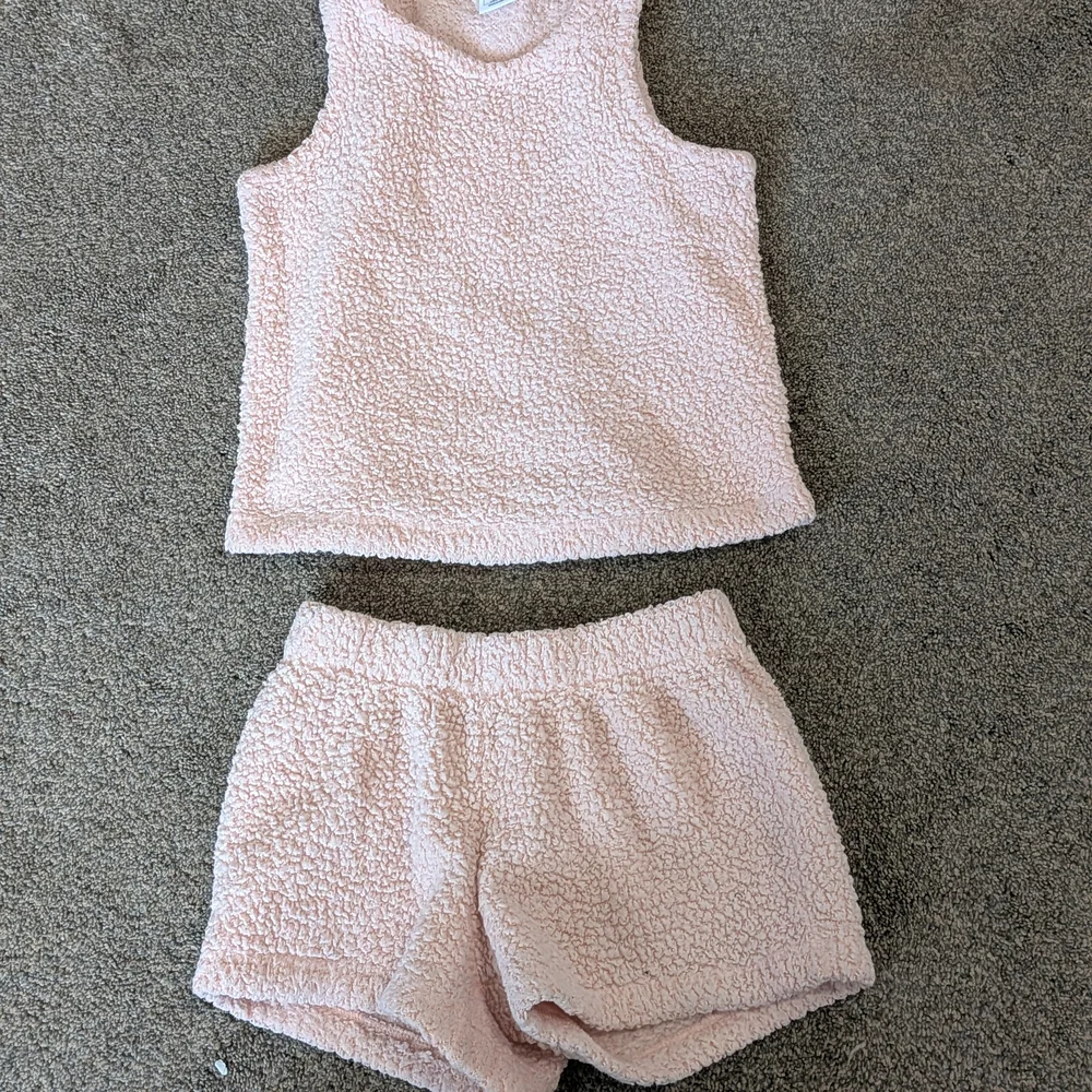 Art Class Pink and White Kids Pajama Set - Picture 7 of 14